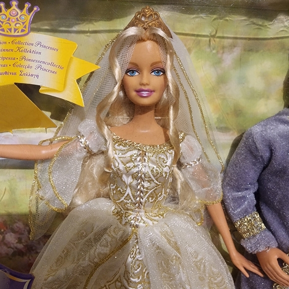 Super RARE Barbie and Ken Cinderella Wedding, Princess Collection, 2005 Year - Picture 3 of 12
